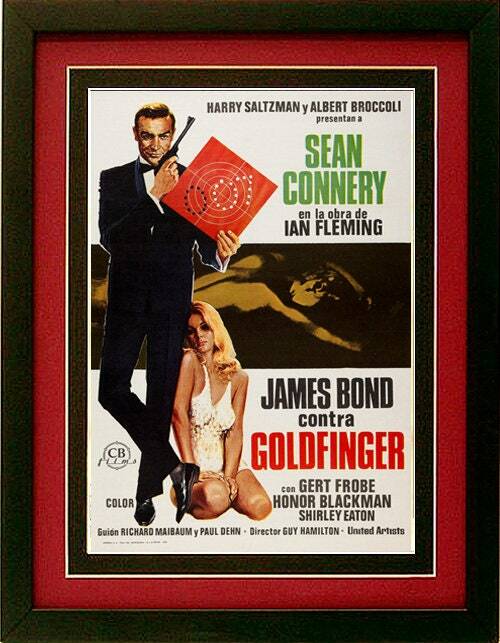 007 James Bond Goldfinger Movie Poster