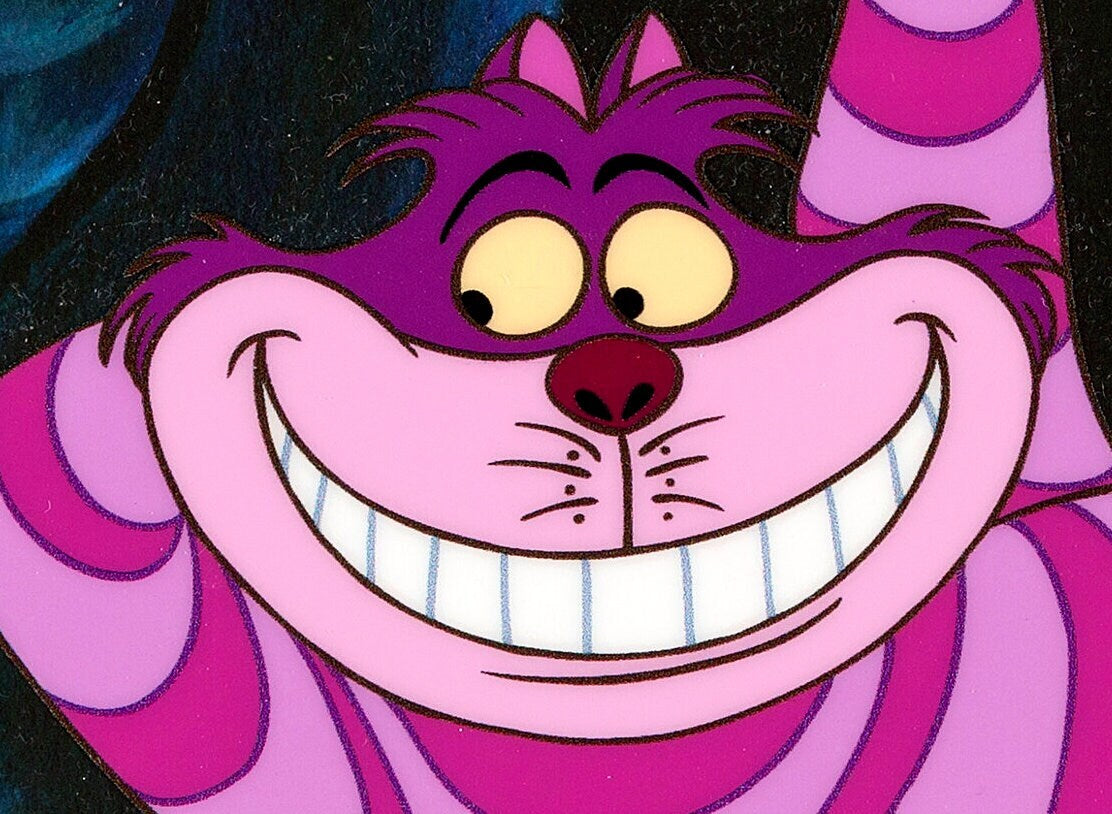 Alice in Wonderland Cheshire Cat Framed Poster