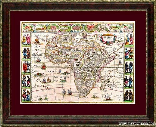 Old World Maps Africa, America, Asia, Europe