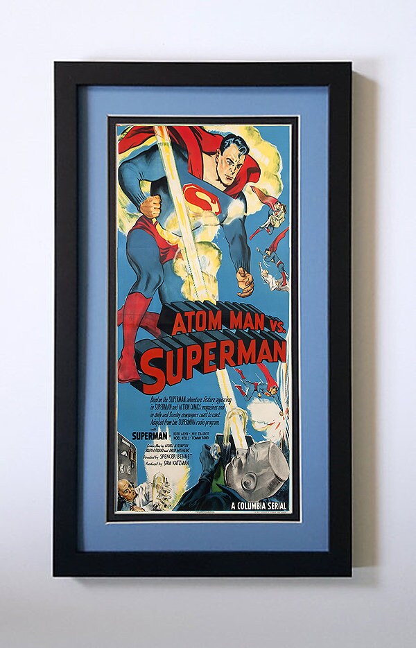 Superman Poster Framed