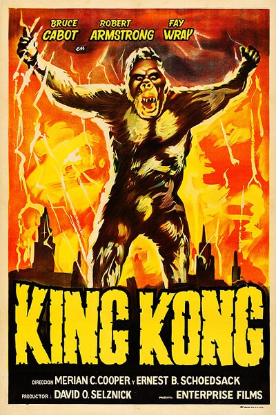 King Kong Premium Quality Print For Framing Many Sizes Available