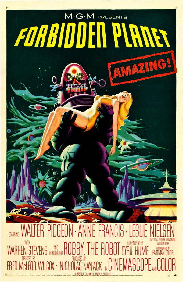 Forbidden Planet Movie Poster Many Sizes Available