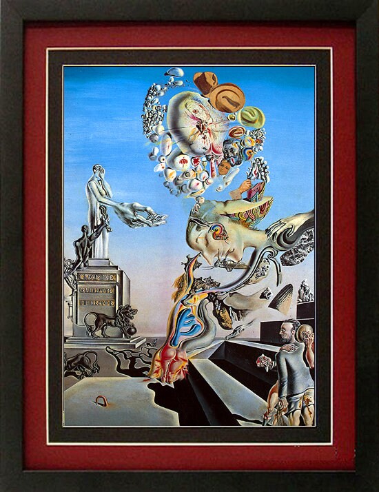 Dali Art Poster Print Framed