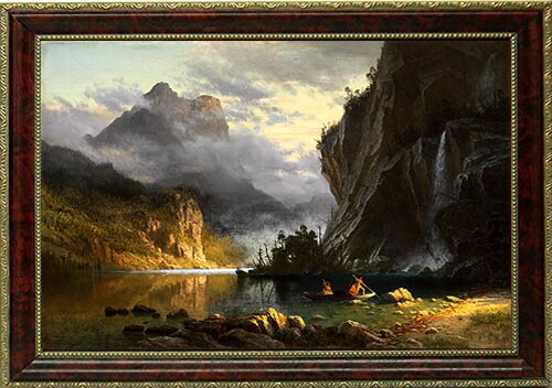 Albert Bierstadt Rocky Mountains framed Print Finest Quality