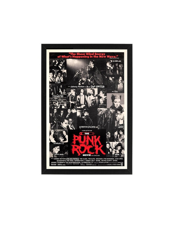 The Sex Pistols Punk Rock Poster Framed