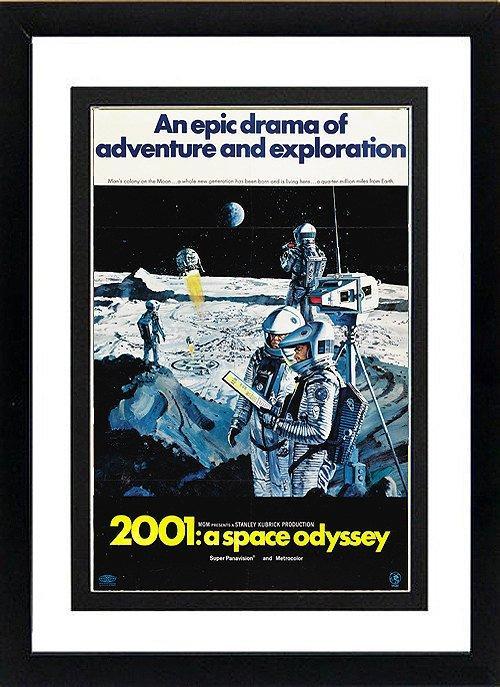 2001 Space Odyssey Framed Movie Poster Print 15x20