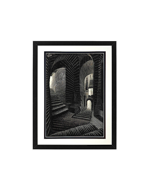 M.C. Escher print Labrynth
