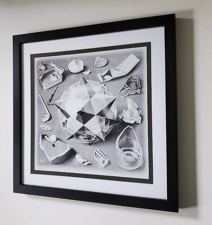 M.C. Escher Framed Poster Print Sphere