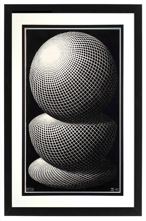 MC Escher Print Framed