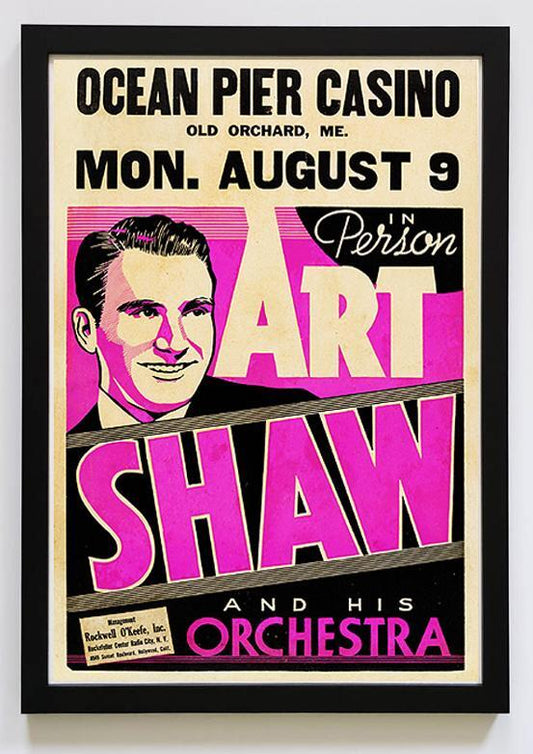 Art Shaw Orchestra Poster