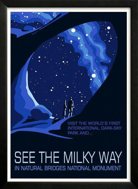Arches National Park Retro poster Custom Framed A+ Quality
