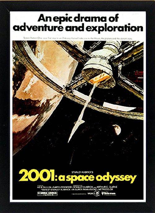 2001 Space Odyssey Framed Movie Poster Print 18x13