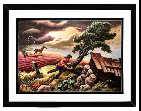 The Hailstorm by Thomas Hart Benton Print
