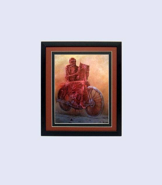 Beksinski Poster Art Print Ghost Biker