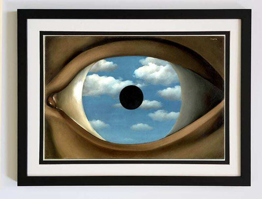 The False Mirror by René Magritte Framed Art Print | René Magritte Framed Print