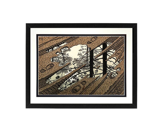 M.C. Escher Art Print Puddle