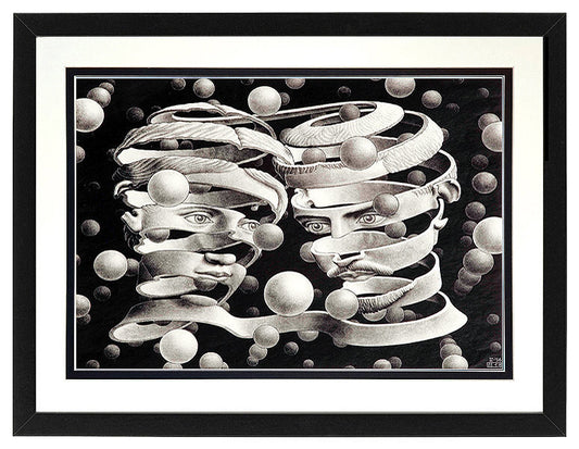 M.C. Escher Art Print Bond of Union Custom Framed 