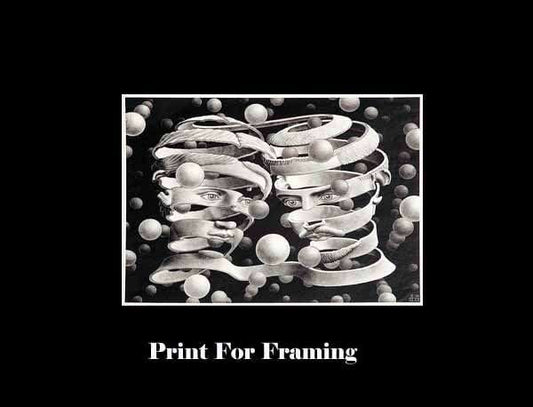 MC Escher Bond of Union Poster Print