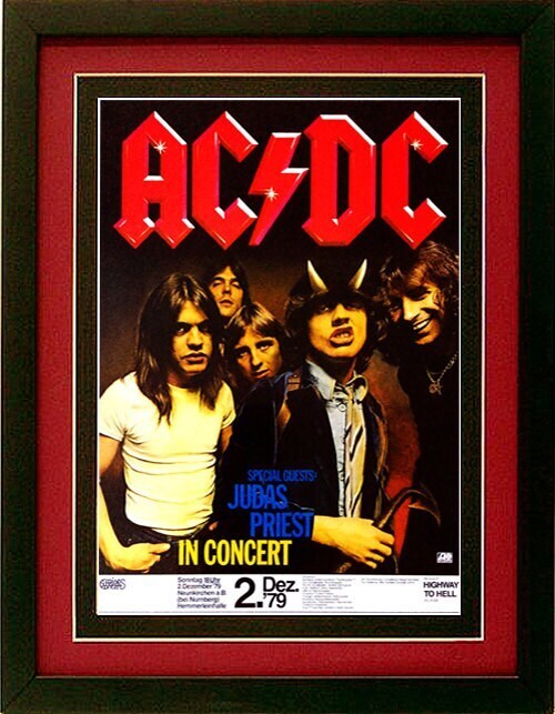 AC / DC  Concert Poster Framed 18x24