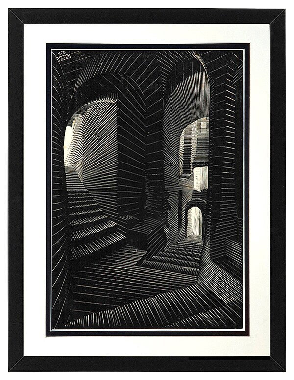 M.C. Escher print Labrynth
