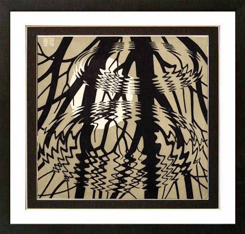 Escher Reflections Art Print