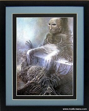 Beksinski Poster Art Petrified Man
