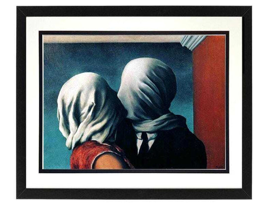 The Lovers René Magritte Art Print Framed | René Magritte Framed Print