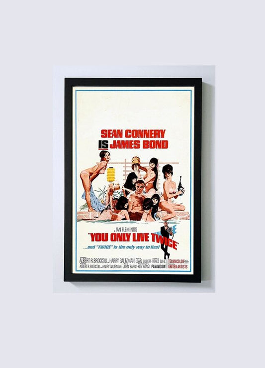 James Bond You Only Live Twice Custom Framed Movie Poster – James Bond Poster