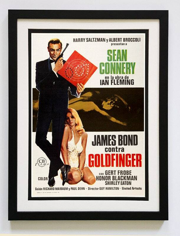 007 James Bond  Goldfinger Movie Poster