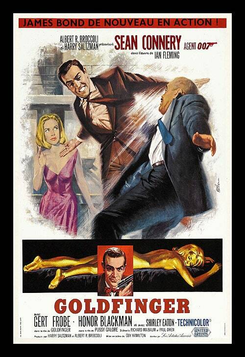 James Bond – Classic 007 Movie Poster, Spy Film Wall Art