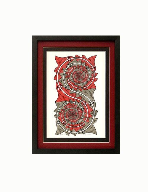 Whirlpools by M.C. Escher Art Print Customizable Framing