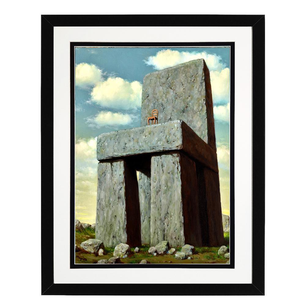 Magritte Framed Art Print Giant Chair | René Magritte Framed Print