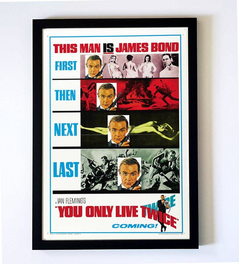 James Bond Poster Framed
