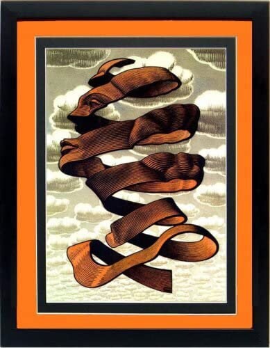 Rind Art by M.C. Escher Custom Framed Many Sizes