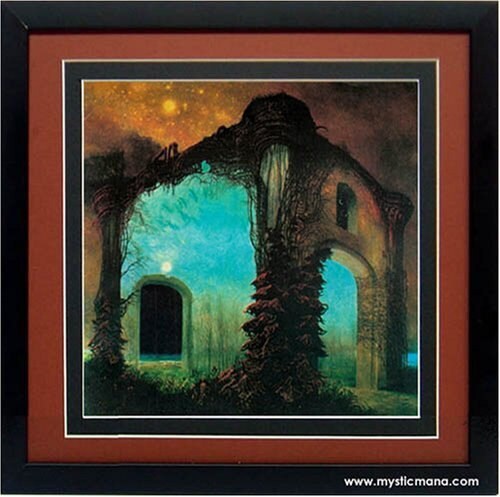 Framed Beksinski Master Set of  Surreal Art 25x25