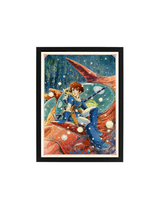 Nausicaä Anime Poster Framed
