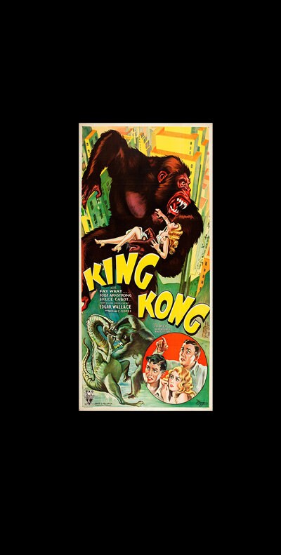 King Kong Movie Poster Framing Quality Many Sizes Available