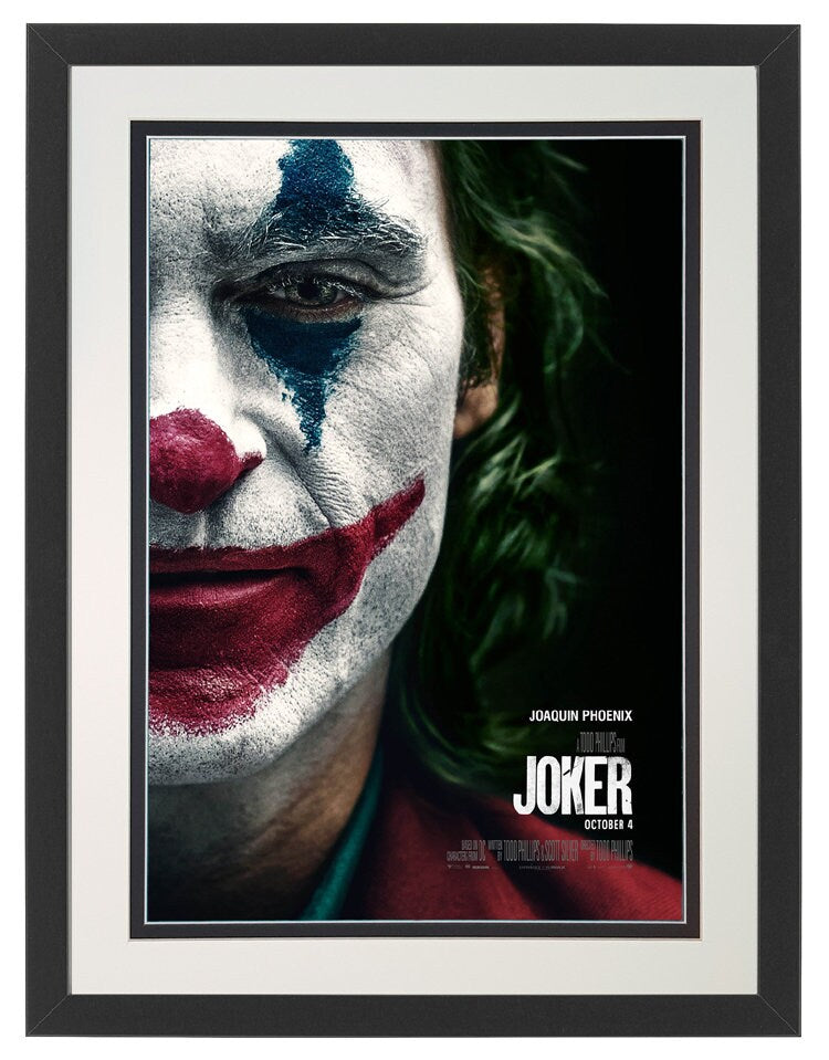Magnificent Joker Movie Poster Framed Highest Quality