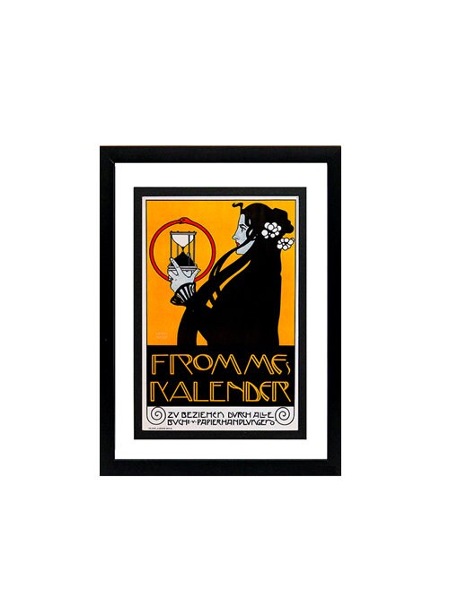 Framed Vintage Style French Advertisement Poster