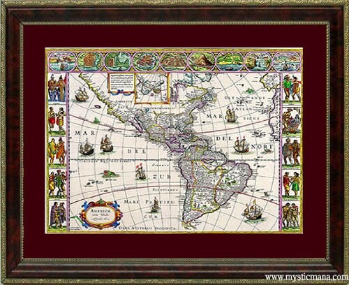 Old World Maps Africa, America, Asia, Europe