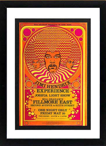 Hendrix Concert Poster Highest Quality