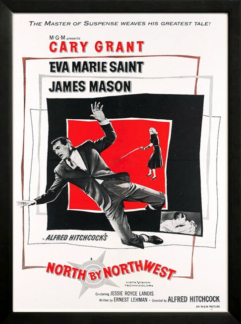 North by Northwest Movie Poster Finest Quality Framing