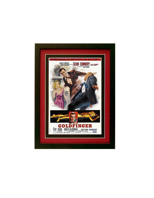 James Bond  Goldfinger Movie Poster