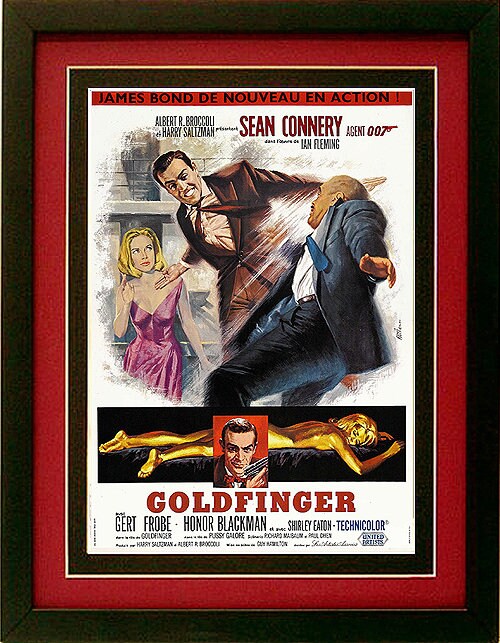 James Bond  Goldfinger Movie Poster