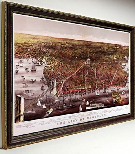 Brooklyn  Map Print 1879