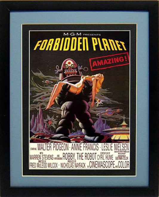 Forbidden Planet Movie Movie poster Custom Framed Many Sizes