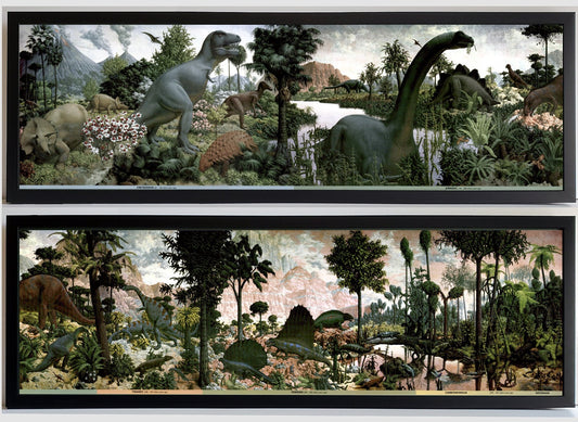 Age of Reptiles Dinosaur Mural By Zallinger