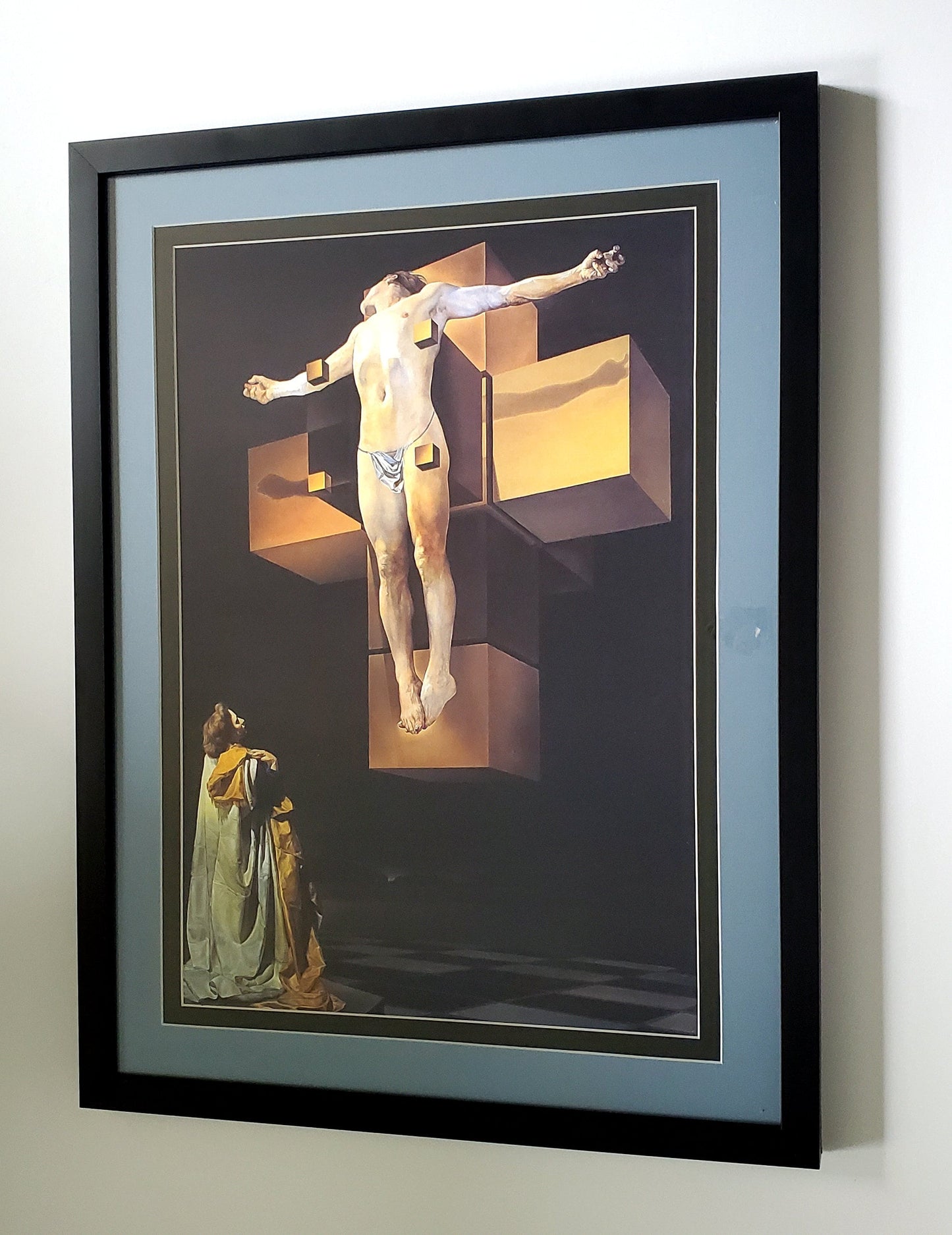 Dali Crucifixion Custom Framed & Mated Finest Quality