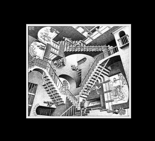 MC Escher Relativity Poster Print
