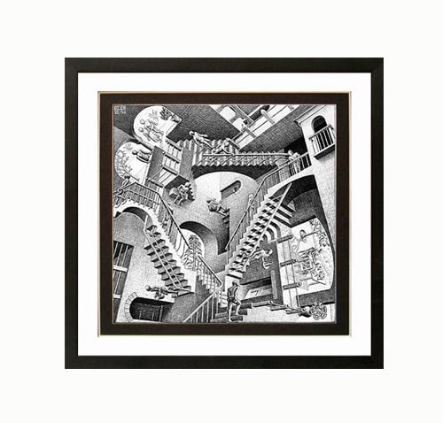 Escher Framed Poster Print Relativity
